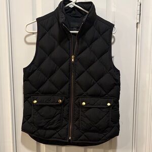 Black Quilted Vest